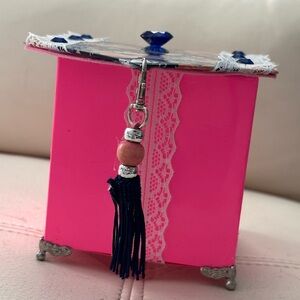 Sweet & Romantic Floral Gift Box with Blue Accents